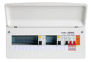 Fusebox F2010DXA 10 Way Type A Dual RCD Consumer Unit w- T2 SPD - Fusebox - Falcon Electrical UK