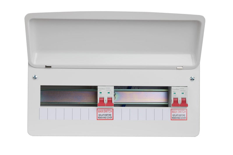 Fusebox F2014DT 14 Way Dual Tariff Consumer Unit (2x100A Main Switch) - Fusebox - Falcon Electrical UK