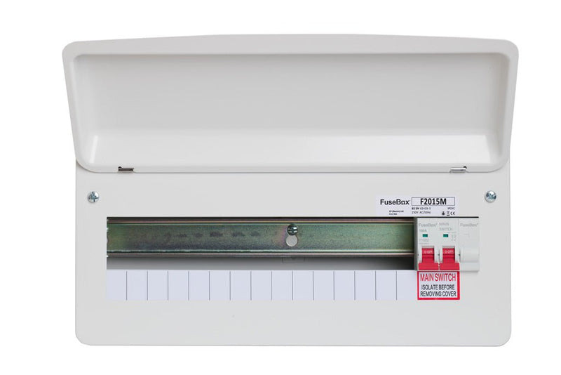 Fusebox F2015M 15-way (100A Main Switch) - Fusebox - Falcon Electrical UK