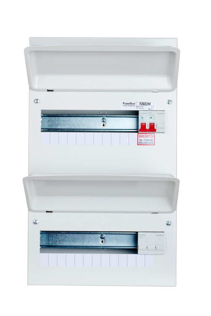 Fusebox F2022M 22-way (11-11) (100A Main Switch) - Fusebox - Falcon Electrical UK