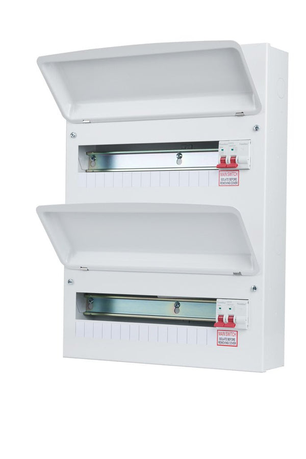 Fusebox F2030MDT 30 Way Consumer Unit (15-15) 2 Ã— 100A Main Switch - Fusebox - Falcon Electrical UK