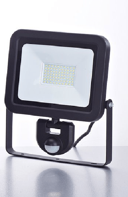 Modlux L3291AS High Quality LED Floodlight with PIR, 10W, 6500K - MODLUX - Falcon Electrical UK