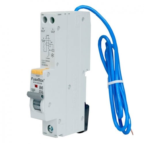 Fusebox RTA102530B 3 Phase,RCBO, 25A 30mA 10kA Type A Curve B - Fusebox - Falcon Electrical UK