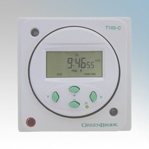 Greenbrook T105A 7 Day Digital Timer - Greenbrook - Falcon Electrical UK