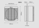 Xpelair GX12 Commercial AC Fan - Xpelair - Falcon Electrical UK