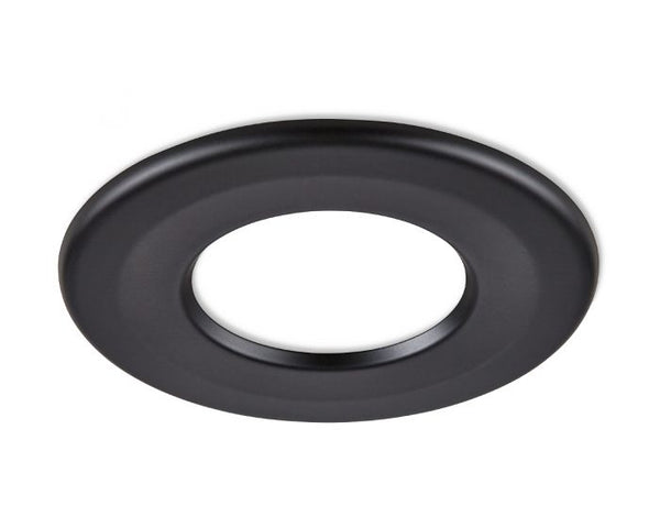 Collingwood RB359BLK 90mm Black Round Bezel for Recessed Downlights - Collingwood - Falcon Electrical UK