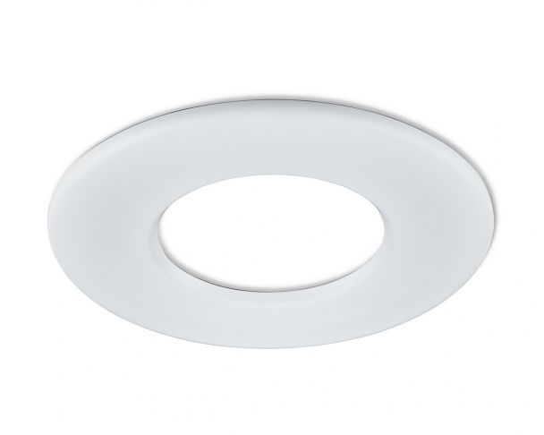 Collingwood RB359MW 90mm Matt White Round Bezel for Recessed Downlights ...