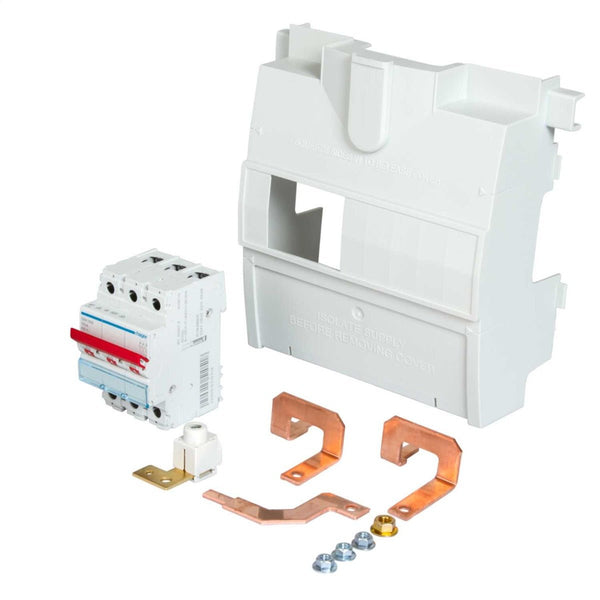 Hager JK11253S 125A 3 Pole JK1 Switch Incomer Kit - Hager - Falcon Electrical UK