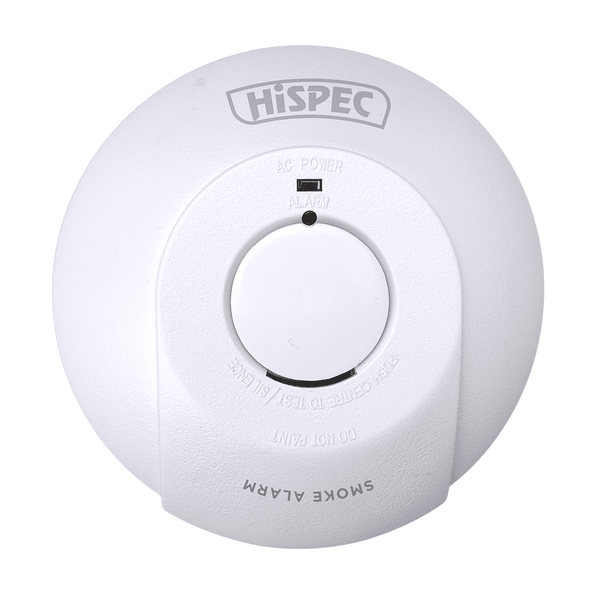 HiSpec HSSA-PE-FF Interconnectable Mains Smoke Detector with Fastfix Base - HiSpec - Falcon Electrical UK