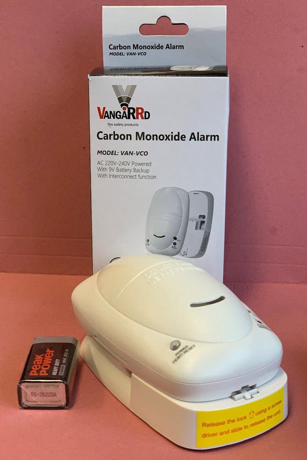 Vangarrd VAN-VCO Mains Voltage Carbon Monoxide Alarm - VanPro - Falcon Electrical UK