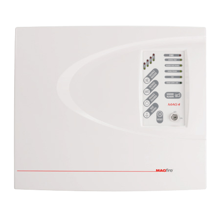 ESP MAG4P 4 Zone Fire Alarm Panel in Polycarbonate Casing - ESP - Falcon Electrical UK