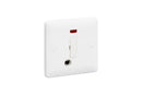 MK Base 1G 13A UNSWT Fuse Con Unit + Neon & Flex (MB1030WHI)