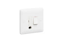 MK Base 1G 13A SWT Fused Con Unit With Flex (MB1041WHI)