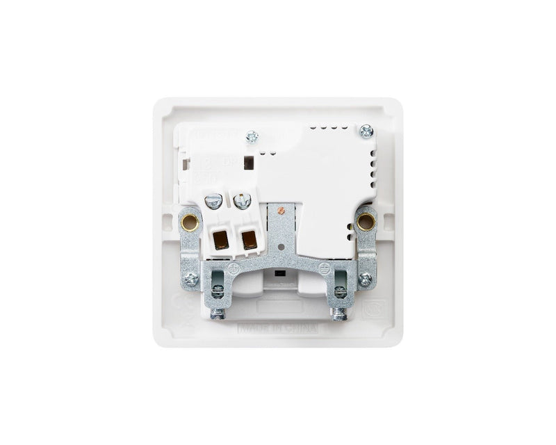 MK Base 13A 1G DP Switched Socket with USB Port (MB24354WHI) - MK - Falcon Electrical UK