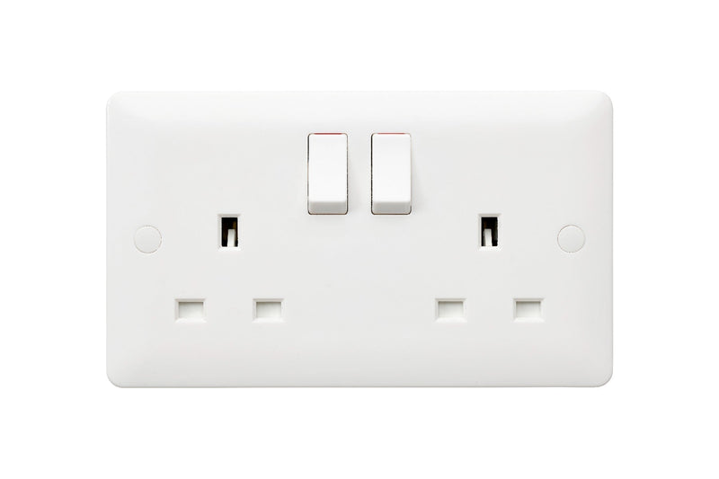 MK Base 13A 2G DP SWITCHED SOCKET	(MB2747DPWHI)