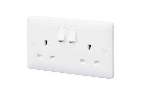 MK Base 13A 2G DP SWITCHED SOCKET	(MB2747DPWHI)