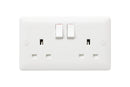 MK Base 13A 2G SP Switched Socket (MB2747WHI)
