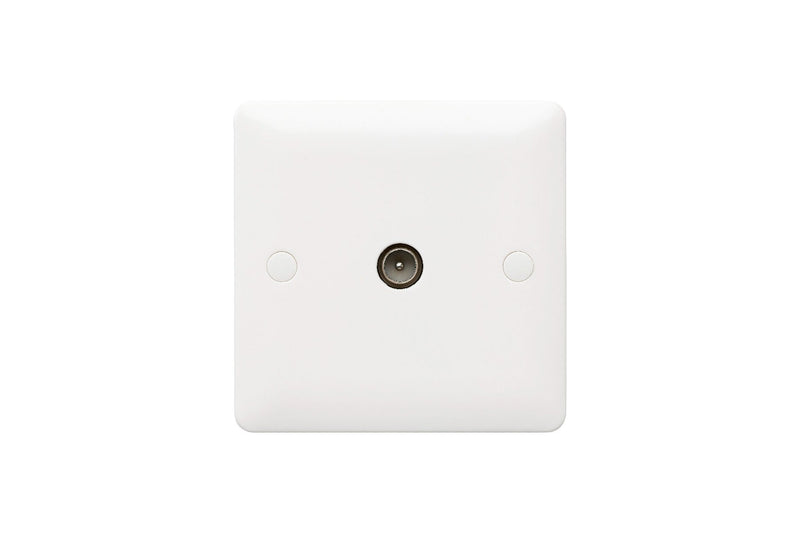 MK Base 1G Single Outlet Male Non-isolated (MB3520WHI)