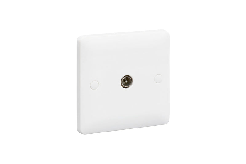 MK Base 1G Single Outlet Male Non-isolated (MB3520WHI)