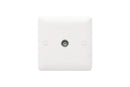 MK Base 1G Single Female Non-Isolated TV Socket (MB3521WHI)