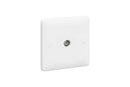 MK Base 1G Single Female Non-Isolated TV Socket (MB3521WHI)