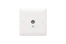 MK Base 1G Single Outlet Isolated TV Socket (MB3522WHI)