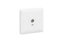 MK Base 1G Single Outlet Isolated TV Socket (MB3522WHI)