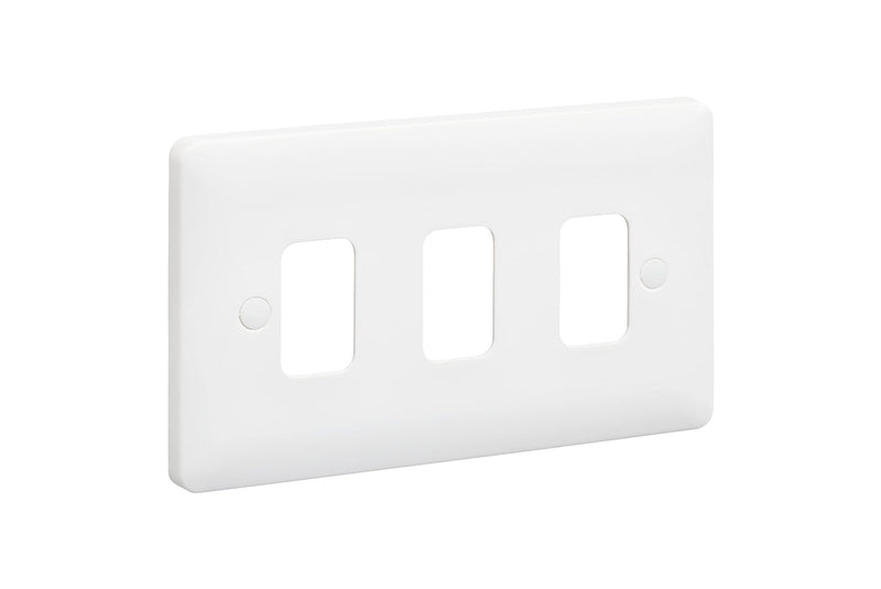 MK Base 3 MOD Grid Plate (MB3633WHI)