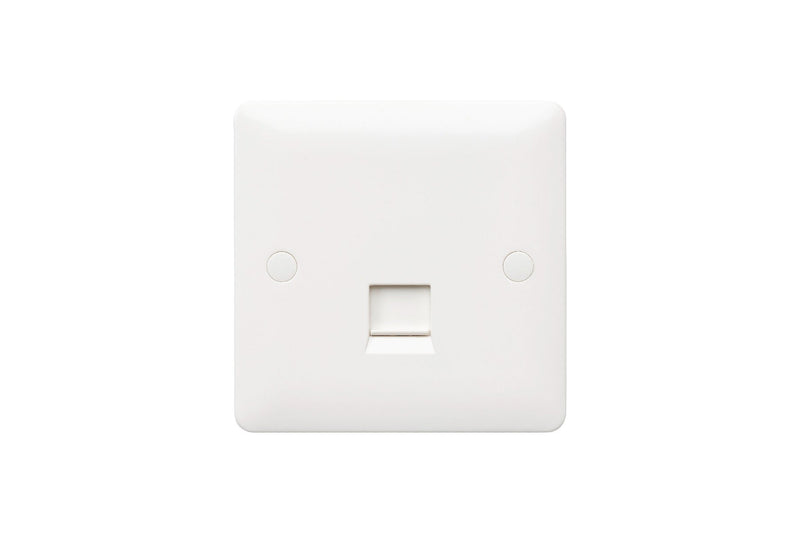 MK Base 1G RJ45 CAT6 Data Socket (MB428WHI) - MK - Falcon Electrical UK