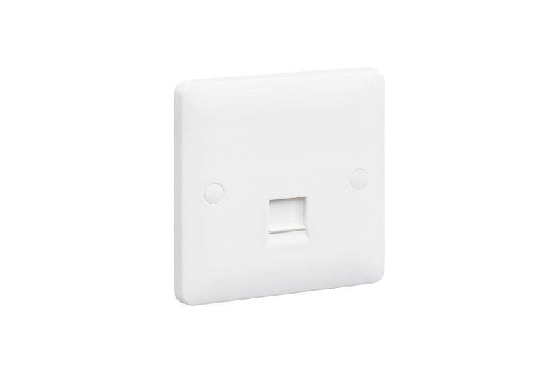 MK Base 1G RJ45 CAT6 Data Socket (MB428WHI) - MK - Falcon Electrical UK