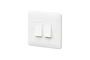 MK Base 10AX 2G 1- Way Switch - Small Rocker (MB4862W1WHI)