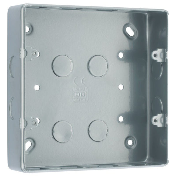 BG MC503 Surface Mounting Double Box Size (for 6 & 8 Gang Grid) - BG - Falcon Electrical UK