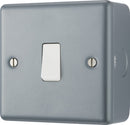 BG MC512 Metal Clad Single Switch, 10Ax 2 Way - BG - Falcon Electrical UK