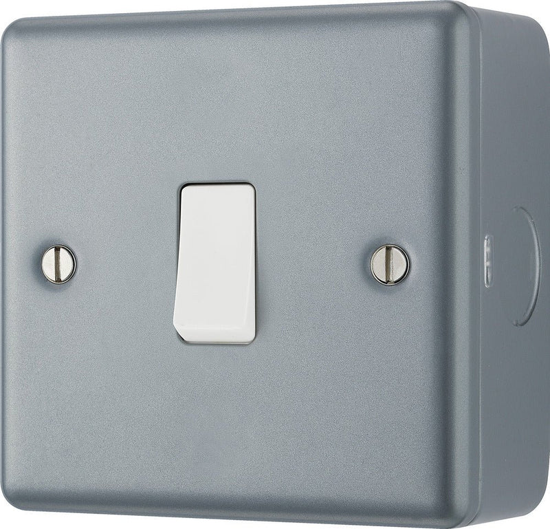 BG MC512 Metal Clad Single Switch, 10Ax 2 Way - BG - Falcon Electrical UK