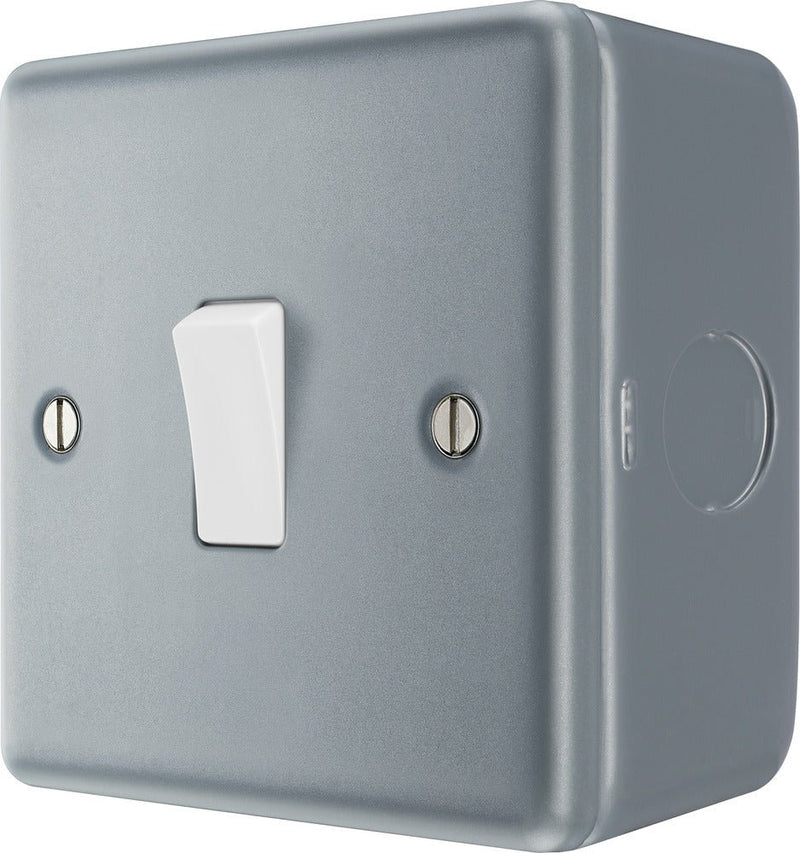 BG MC512 Metal Clad Single Switch, 10Ax 2 Way - BG - Falcon Electrical UK