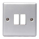 BG MC542 Metal Clad 10A, 2-Way Double Switch - BG - Falcon Electrical UK