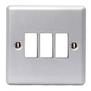 BG MC543 Metal Clad 10A, 2-Way Triple Switch - BG - Falcon Electrical UK