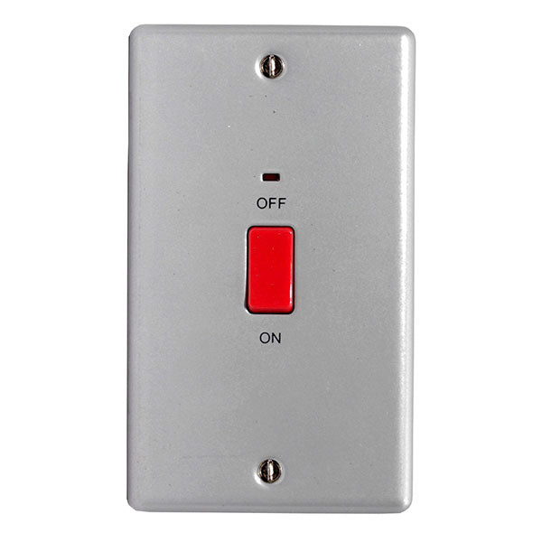 BG MC572 Metal Clad 45A Rectangular Cooker Control Unit w- Power Indicator - BG - Falcon Electrical UK