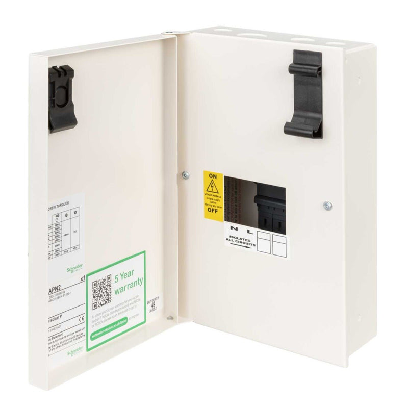 Schneider SEA9APN6 Distribution Board 6 Way 125A - Schneider Electric - Falcon Electrical UK