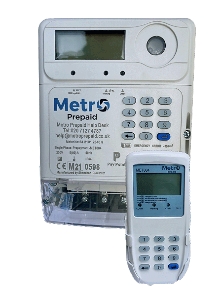 Metro MET004 Single Phase Prepaid Meter - Metro Meters - Falcon ...