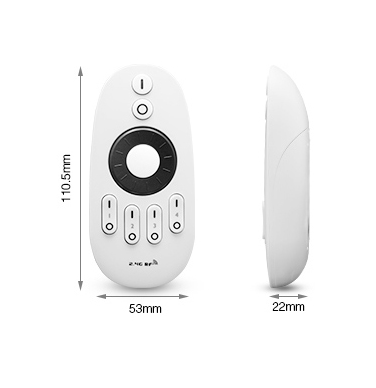 4 Zone RF Remote Controller, 2.4G (ML-006) - MiLight - Falcon Electrical UK