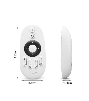 4 Zone RF CCT Remote Controller, 2.4G (ML-007) - MiLight - Falcon Electrical UK