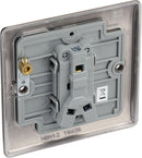 BG NBN12 Nexus Metal Black Nickel Single Switch, 10A x 2 Way - BG - Falcon Electrical UK
