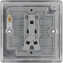 BG NBN12 Nexus Metal Black Nickel Single Switch, 10A x 2 Way - BG - Falcon Electrical UK