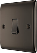 BG NBN13 Nexus Metal Black Nickel Intermediate Switch, 10Ax 2 Way - BG - Falcon Electrical UK
