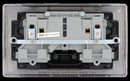 BG NBN22B Nexus Metal Black Nickel Double Switched 13A Power Socket - BG - Falcon Electrical UK