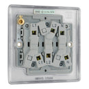 BG NPC15 Nexus Metal Polished Chrome Triple Pole Fan Isolator Switch, 10A - BG - Falcon Electrical UK