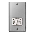 BG NBS20W Nexus Metal Brushed Steel Dual Voltage Shaver Socket - BG - Falcon Electrical UK