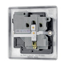 BG NBS21B Nexus Metal Brushed Steel Single Switched 13A Power Socket - BG - Falcon Electrical UK