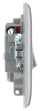 BG NBS52 Nexus Metal Brushed Steel Swi. 13A Fused Conn. Unit, w- Power Indicator - BG - Falcon Electrical UK